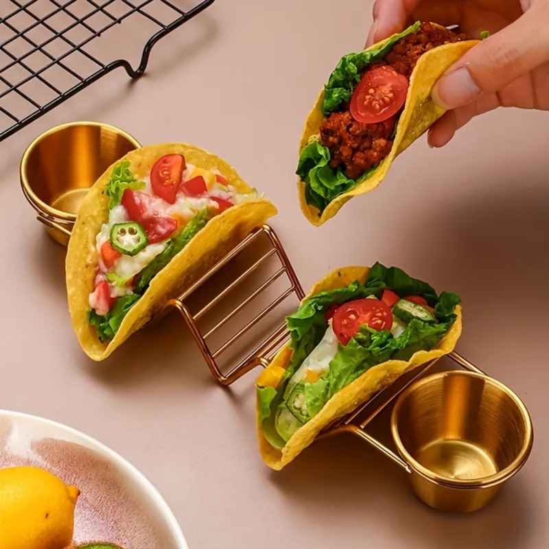1세트 타코 서빙 용품 세트: 스테인리스 스틸 타코 홀 - Home Cooking Recipes 리뷰 및 가격